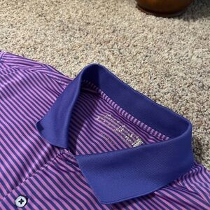 Donald Ross
Purple and Pink Striped Men's Shirt